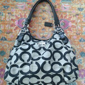 Coach Madison Maggie OpArt Shoulder Bag